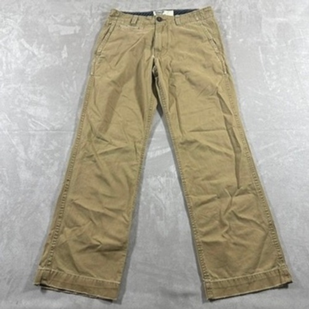 American Eagle Khaki Pants Mens 31x32 Tan Straight Leg Cotton Chino